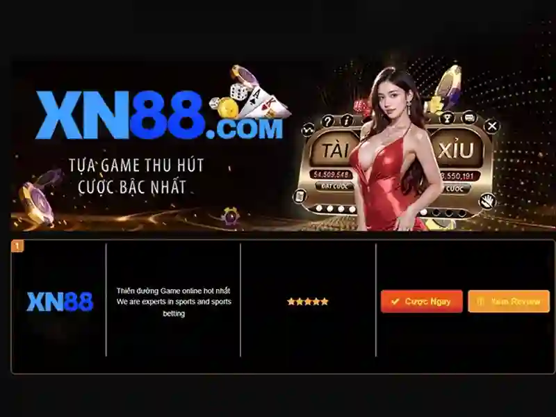 xn88 - Nền tảng trò chơi trực tuyến và cá cược